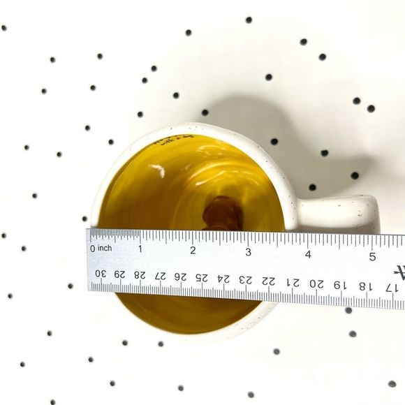 🐶 NATURAL LIFE 🐶 mug LIFE IS BETTER WITH A DOG coffee tea YELLOW CREAM - Picture 8 of 10